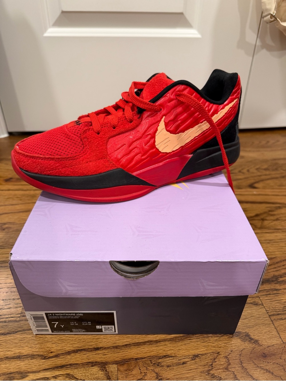 Nike Ja 2 Nightmare (GS) university red Sneaker youth